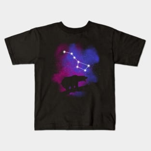 Constellation Grat bear Kids T-Shirt